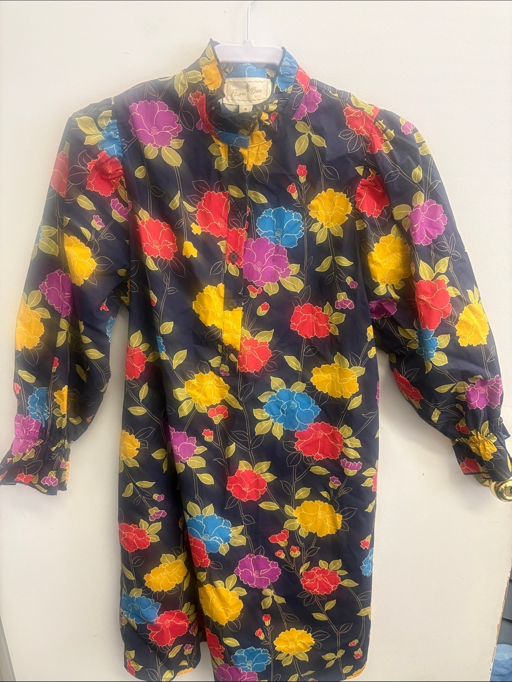 Flora Bea NYC dress, never worn, still has tags, belt at back cinches waist